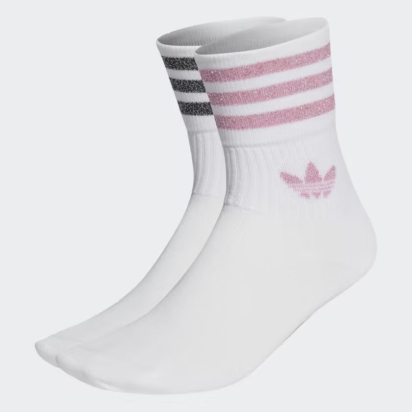 Mid-Cut Glitter Crew Socken, 2 Paar | adidas (DE)