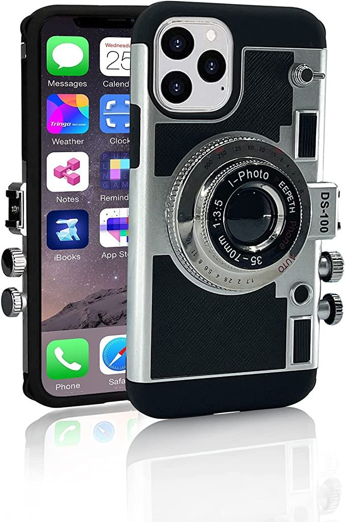 Mscomft Emily in Paris iPhone 13 Vintage Camera Case, 3D Design, Shock-Absorbent, with Anti-Lost ... | Amazon (US)