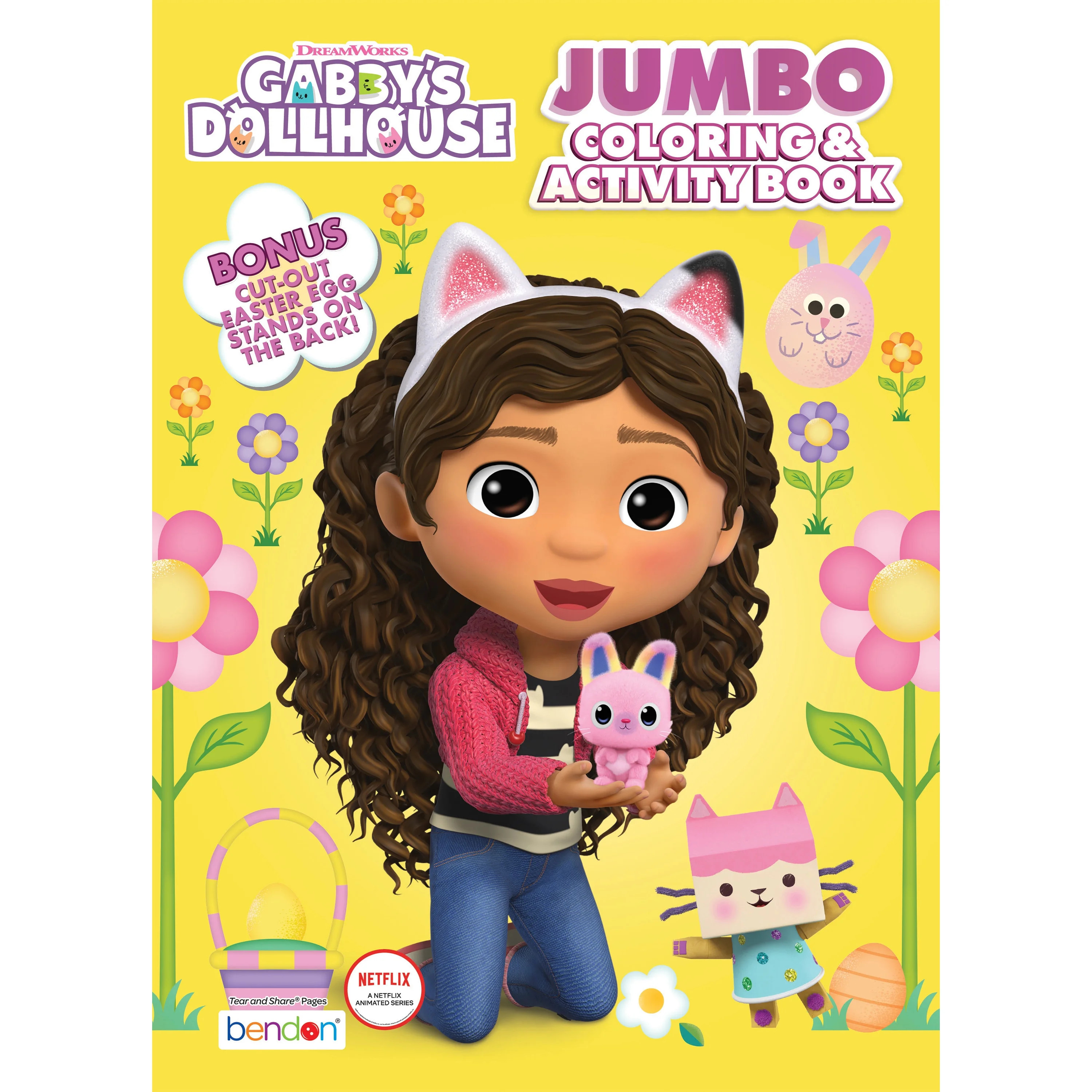 Gabby's Dollhouse Easter Coloring Book, Paperback, 64 Pages | Walmart (US)