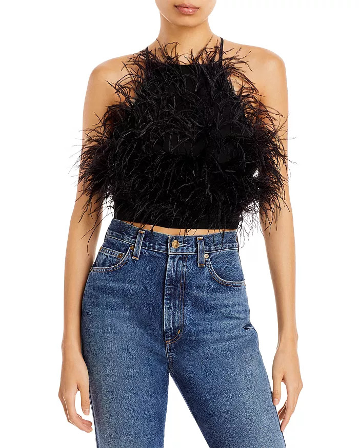 Joey Feather Embellished Top | Bloomingdale's (US)