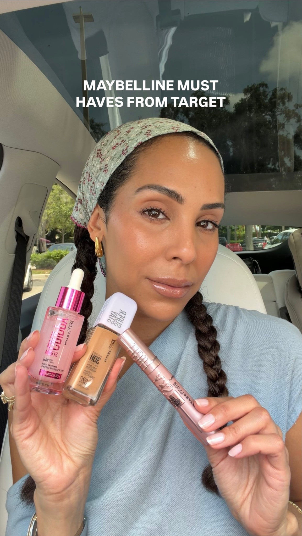 #ad On my face today: @Maybelline Grippy Serum, Lumi Matte Foundation in shade 322, and Sky High Mascara. Three drugstore makeup staples in my routine. Find them at @target. 🤍

#MaybellinePartner #TargetPartner #TargetBeauty #TargetFinds @targetstyle
@shop.ltk liketkit
