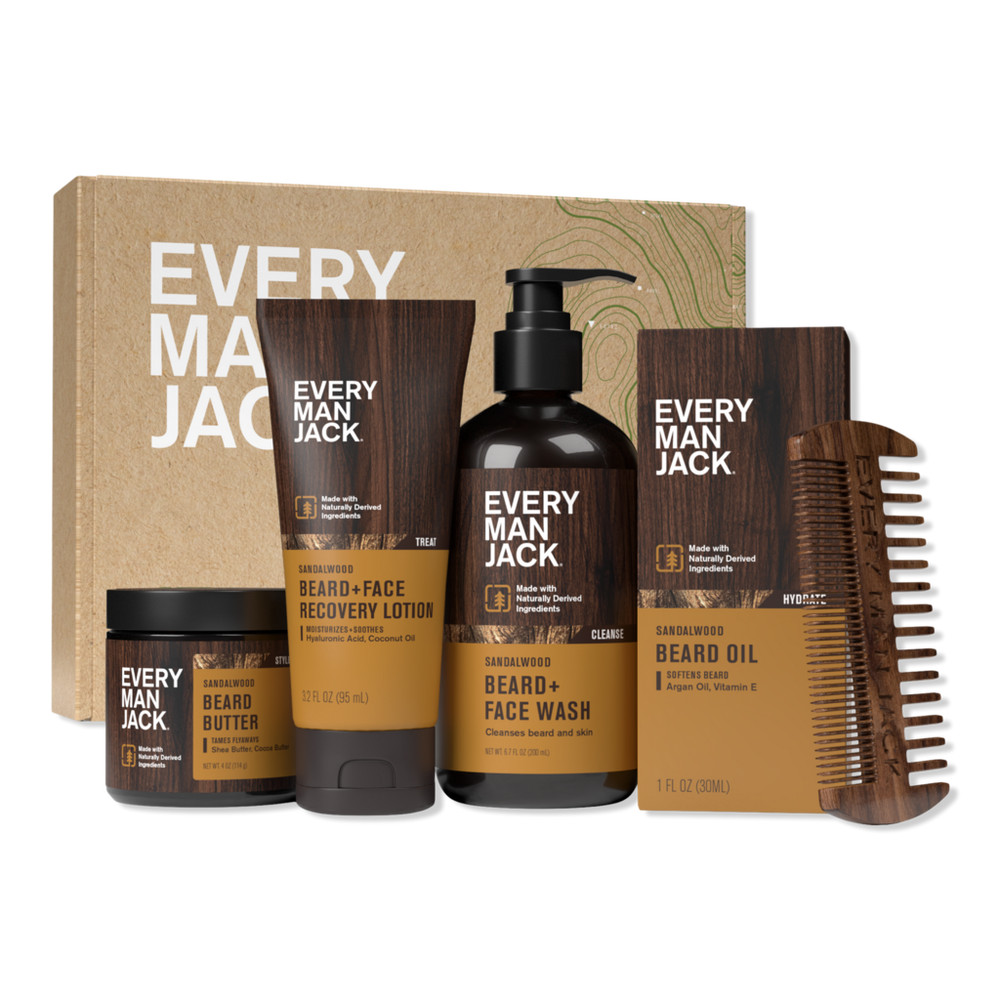 Every Man Jack Sandalwood Beard Set | Ulta