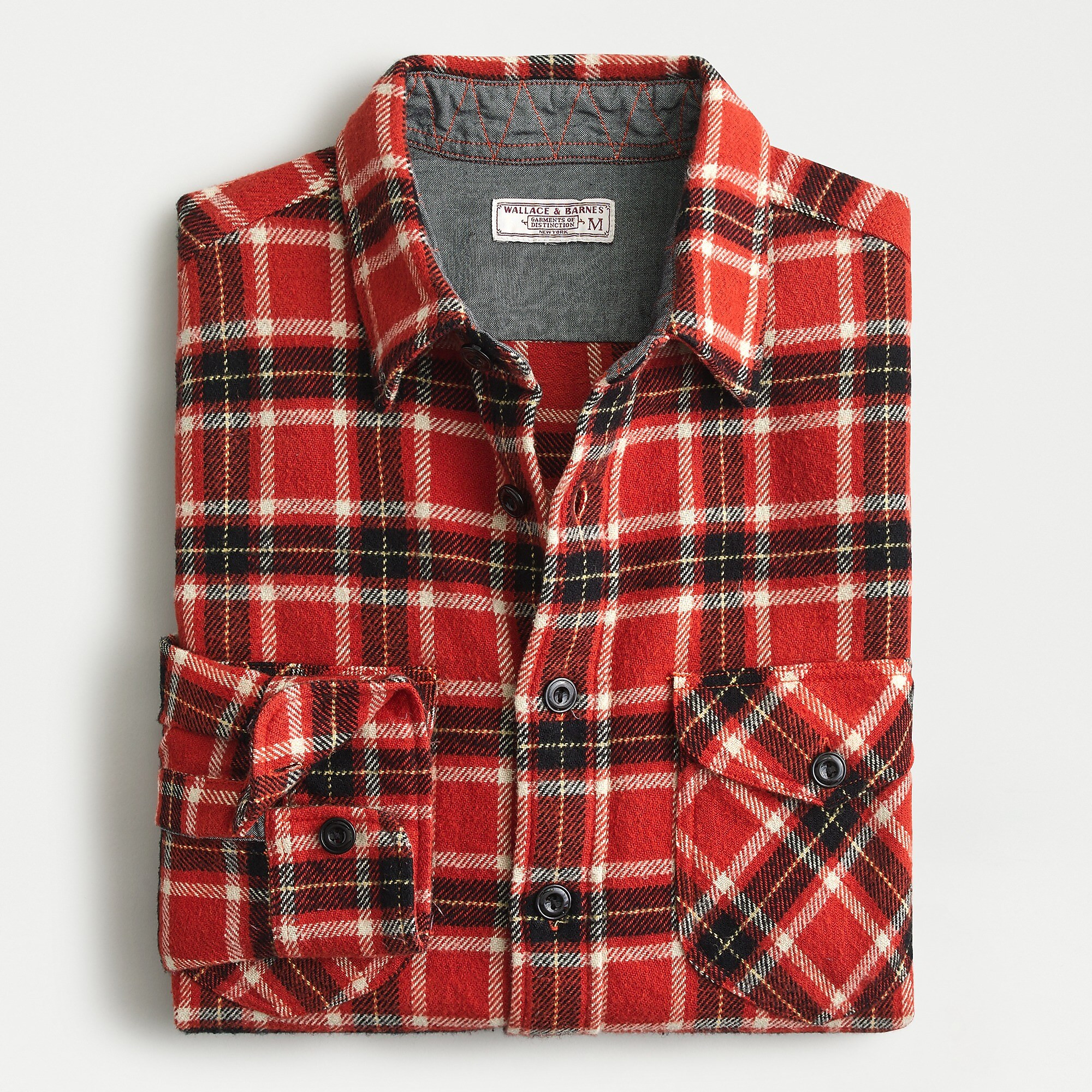 Wallace & Barnes heavyweight flannel shirt | J. Crew US