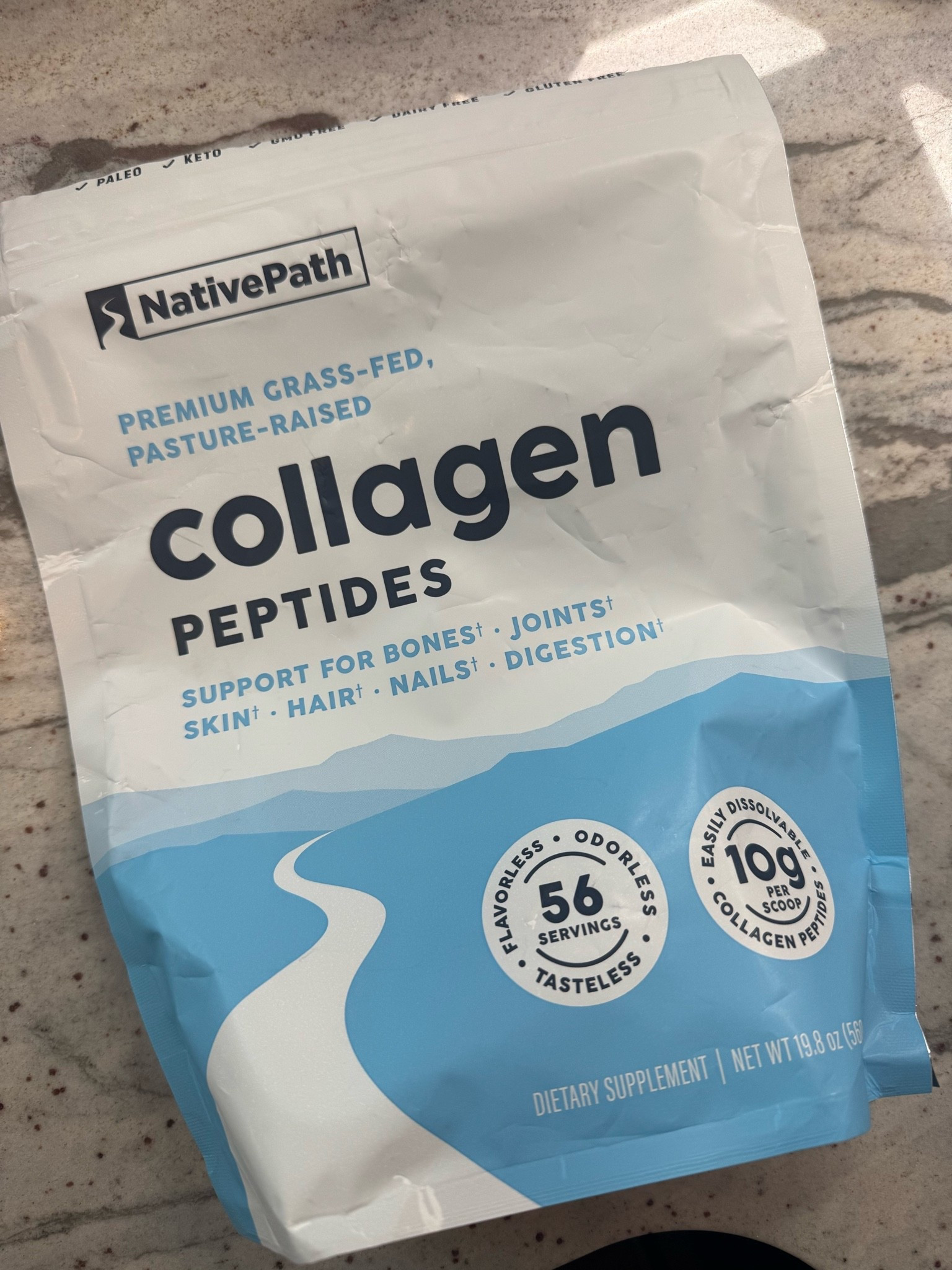 NativePath Collagen Peptides Protein - Hydrolyzed Type 1 & 3 Collagen Powder for Skin, Hair, Nails - 19.8 oz (56 Servings)

#LTKmorningroutine #LTKselfcare #LTKBeauty