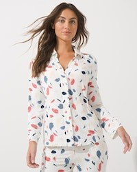 Soma Cool Nights Long Sleeve Pajama Top | Soma Intimates