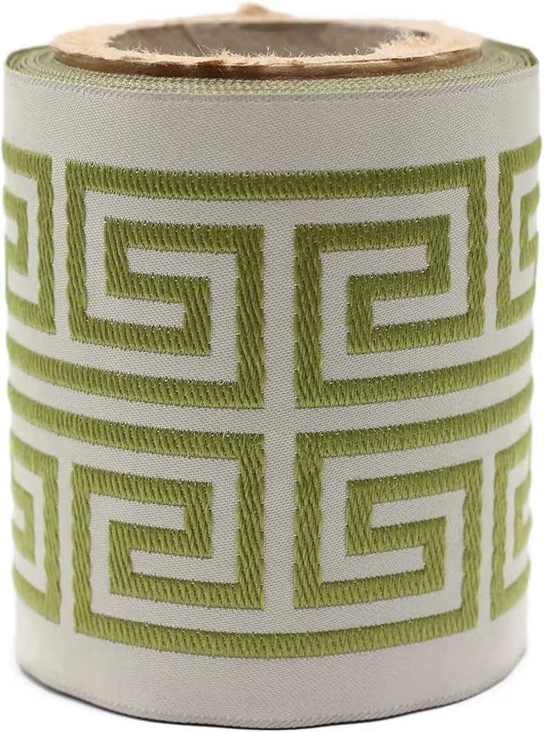 3.8 Yards Spool 3.9" Greek Key Drapery Trim Jacquard Ribbon for Your Drapes Curtains Drapery Band... | Amazon (US)