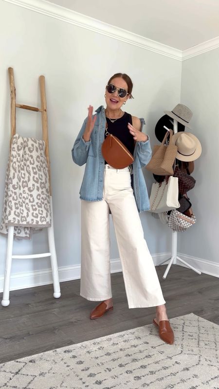 These viral @targetstyle wide leg pants are 20% and now come in denim!
they're so flattering,
endlessly versatile and hold everything in.
Target haul, target outfit, spring outfit ideas, wide leg crop pants, target fashion, business casual outfit, over 40 fashion, inclusive sizing, affordable fashion, wide leg jeans