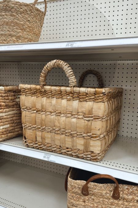 Still obsessed with woven baskets from Target! 

#LTKhome #LTKSeasonal #LTKfindsunder50