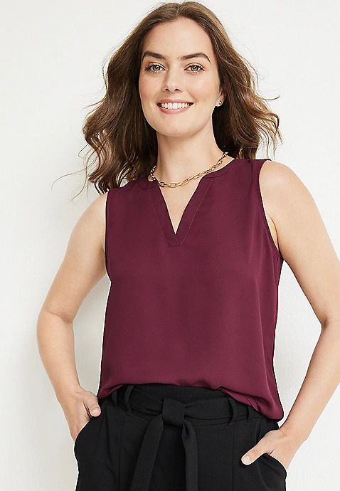Atwood Solid Tank Top | Maurices