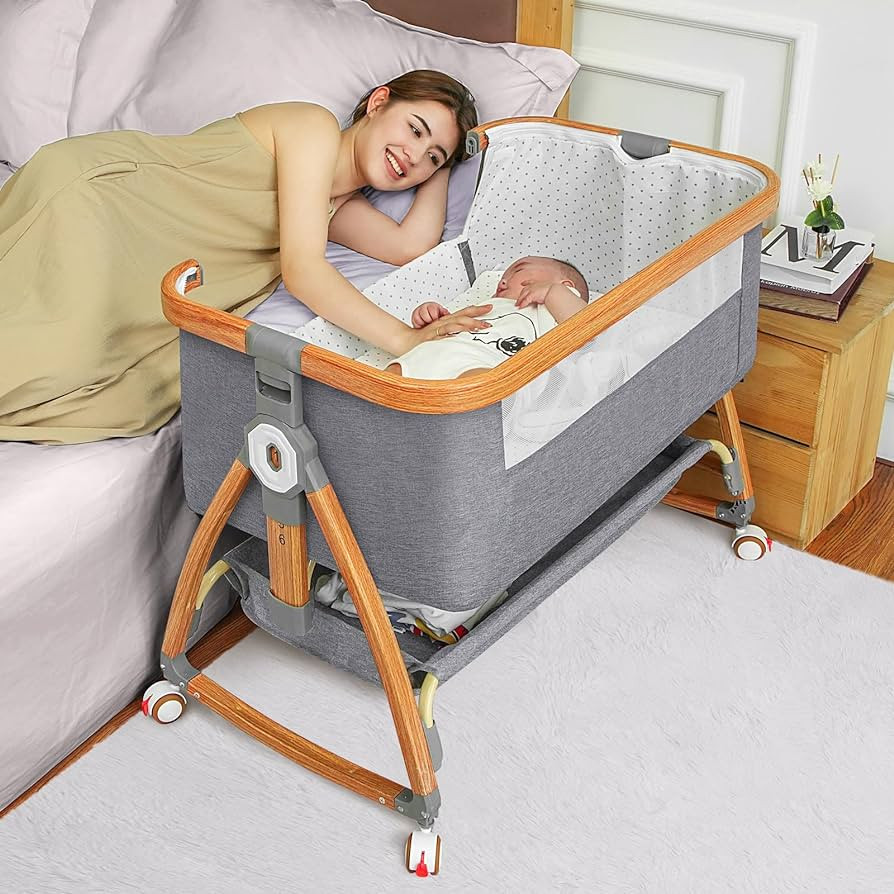 Mereryi Bedside Bassinet for Baby,Baby Bassinets Bedside Sleeper,Bassinet Bedside Sleeper with Wh... | Amazon (US)