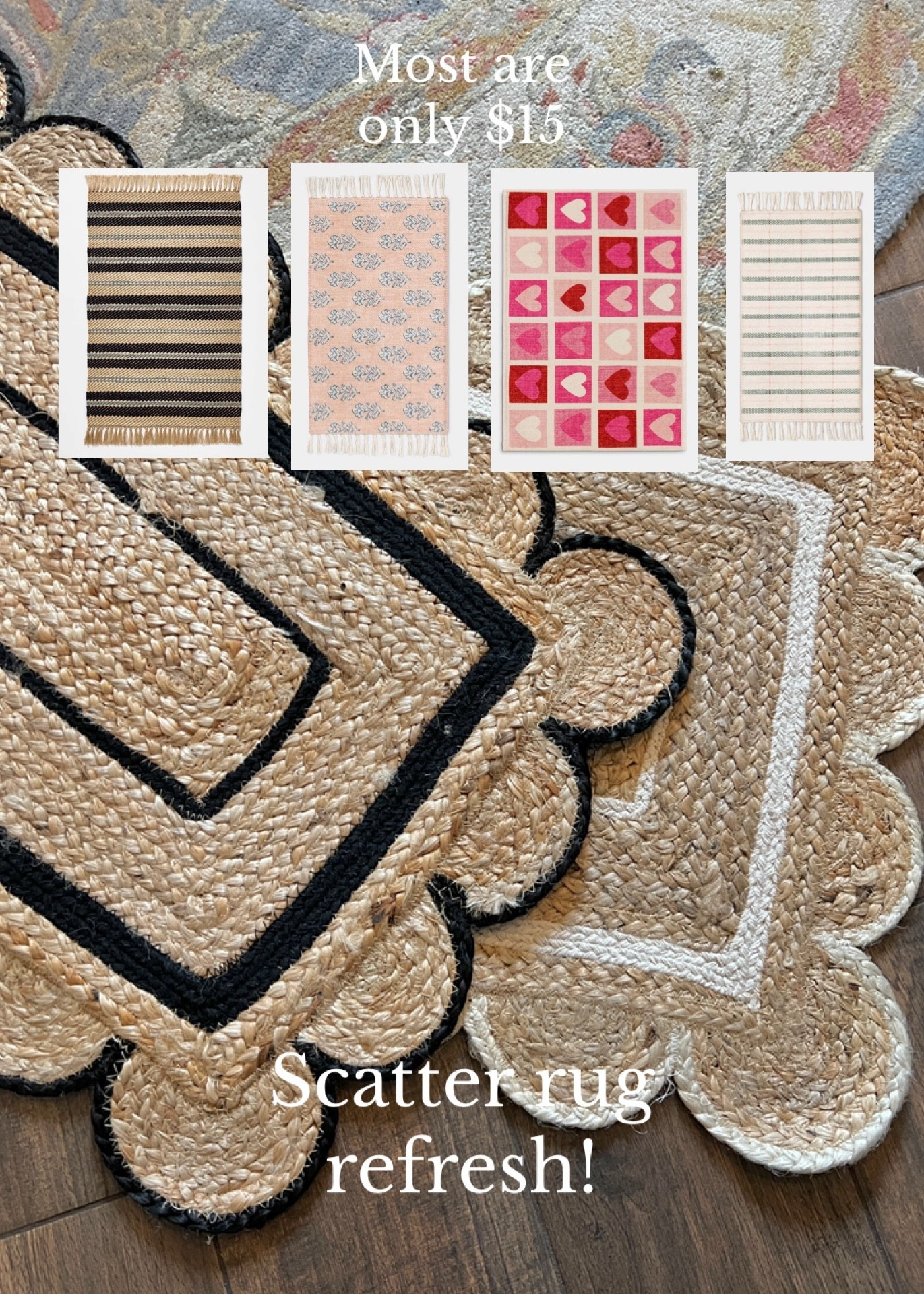 Every few months I refresh my scatter rugs throughout the house especially in the winter close to entryways. These are darling and many are washable too! #washablerugs #rugs #arearugs #coastalrugs 

#LTKSaleAlert #LTKHome