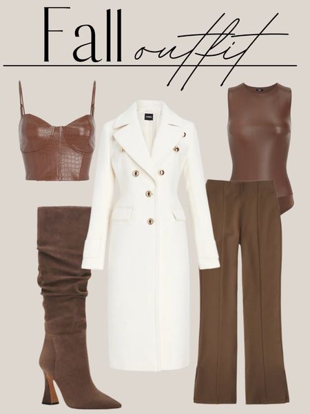 Monochromatic outfit, neutral outfit, white coat, split hem pants

#LTKSeasonal #LTKstyletip #LTKHoliday