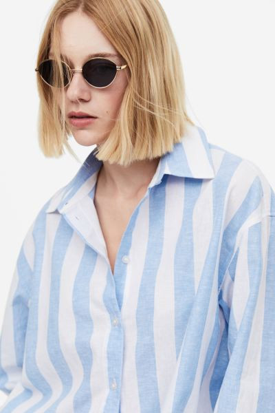 Camisa en mezcla de lino | H&M (FR, IT, ES, PT, BE)