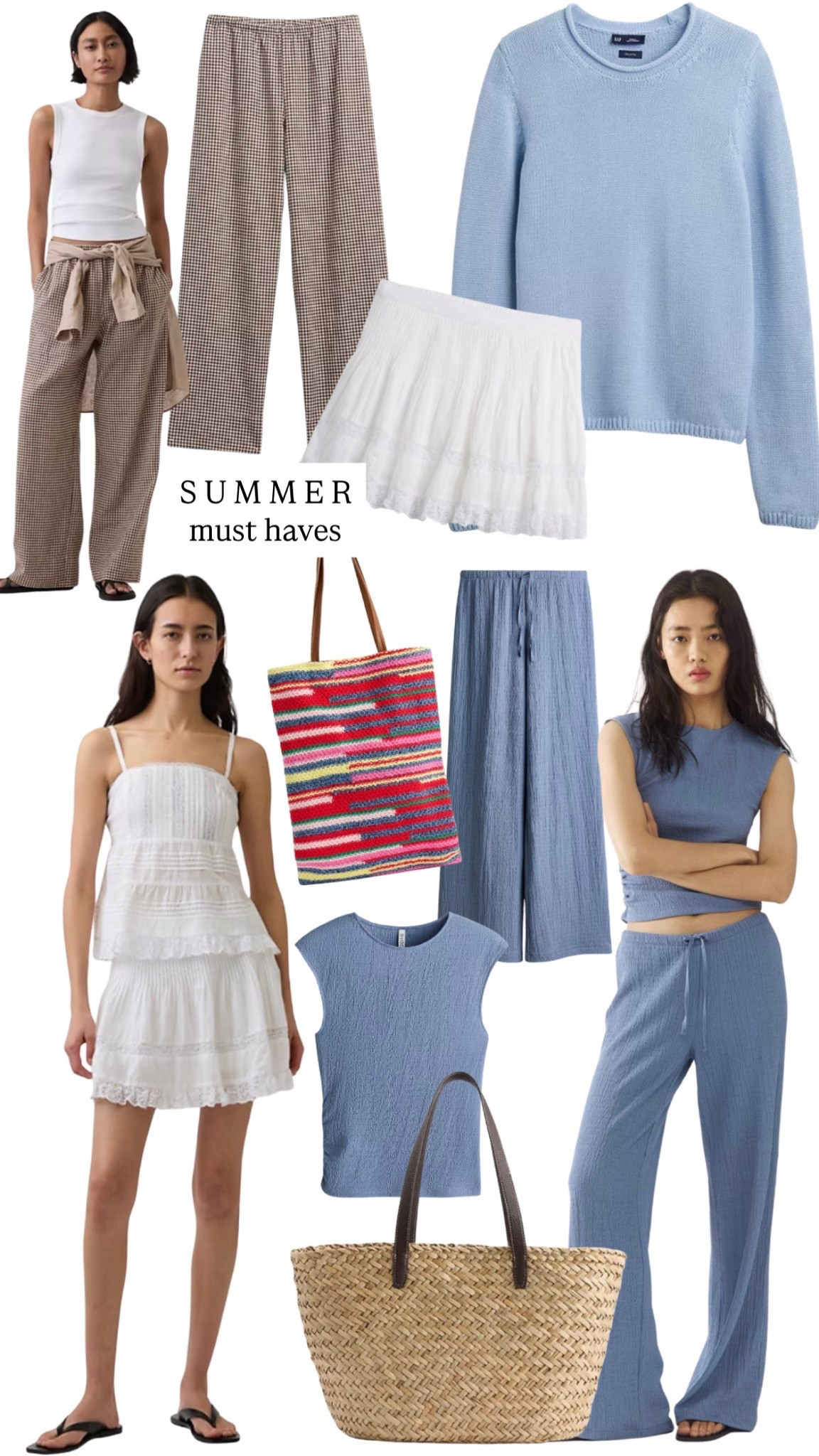 My latest summer obsessions! Linen and pale blues 🤍 grabbed these goodies for my vacation. Plus The Gap is having a huge sale right now 🚨 40% off! 

#VacationStyle #LinenOutfit #SummerStyle #Sale

#LTKsummer #LTKsale #LTKstyletip
