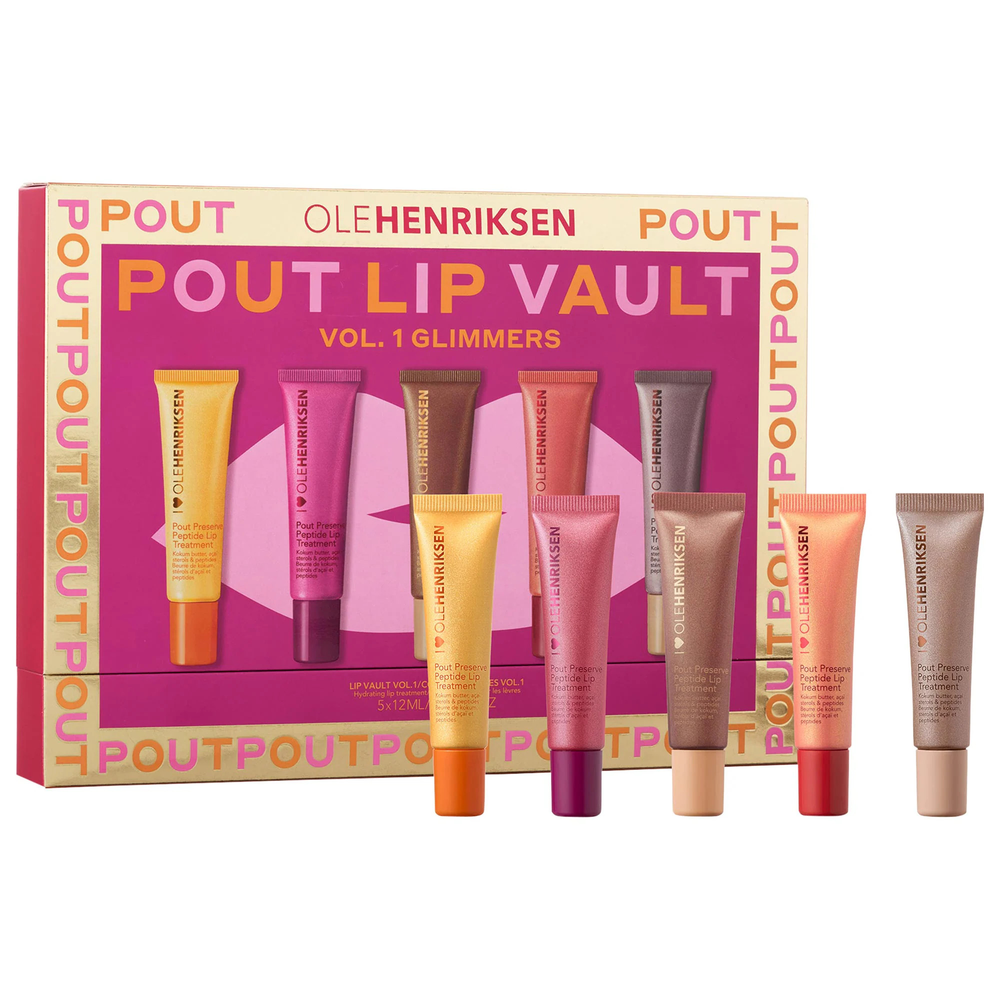 OLEHENRIKSEN Pout Preserve Peptide Lip Treatment Glimmer Vault Vol. 1 | Sephora (US)