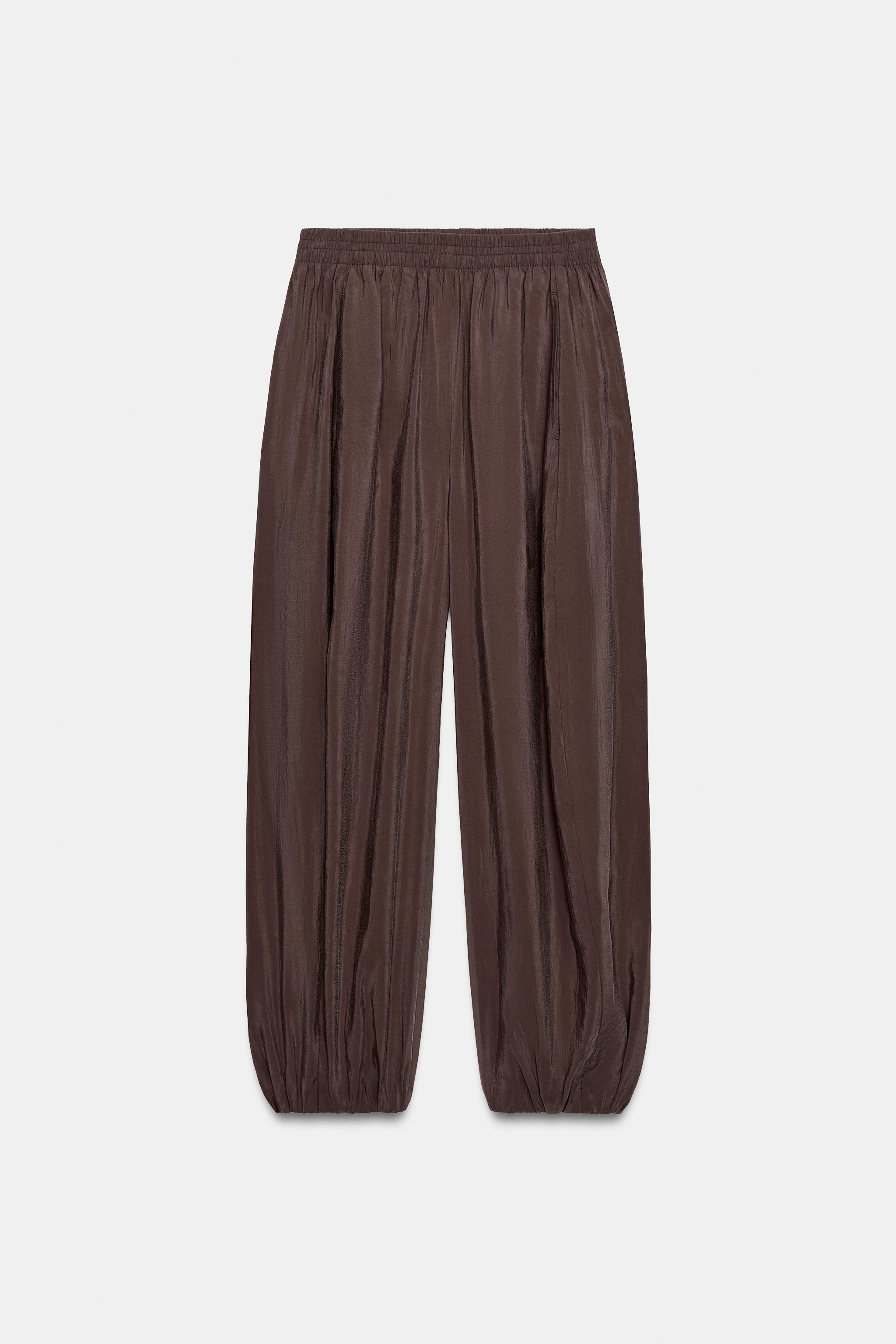 SAROUEL TROUSERS WITH ELASTIC WAIST | Zara UK