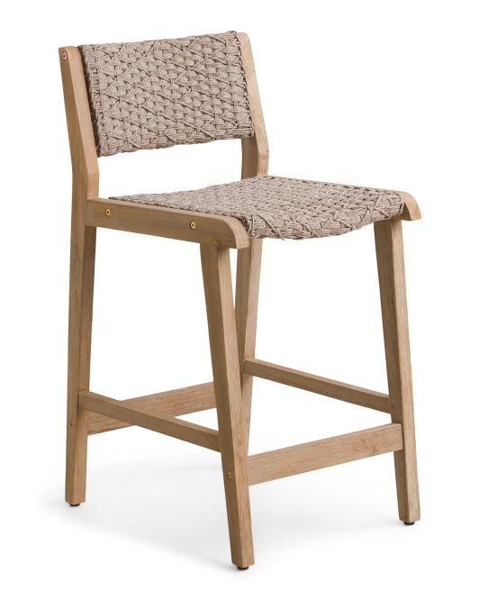 Outdoor Woven Counter Stool | Furniture & Lighting | Marshalls | Marshalls