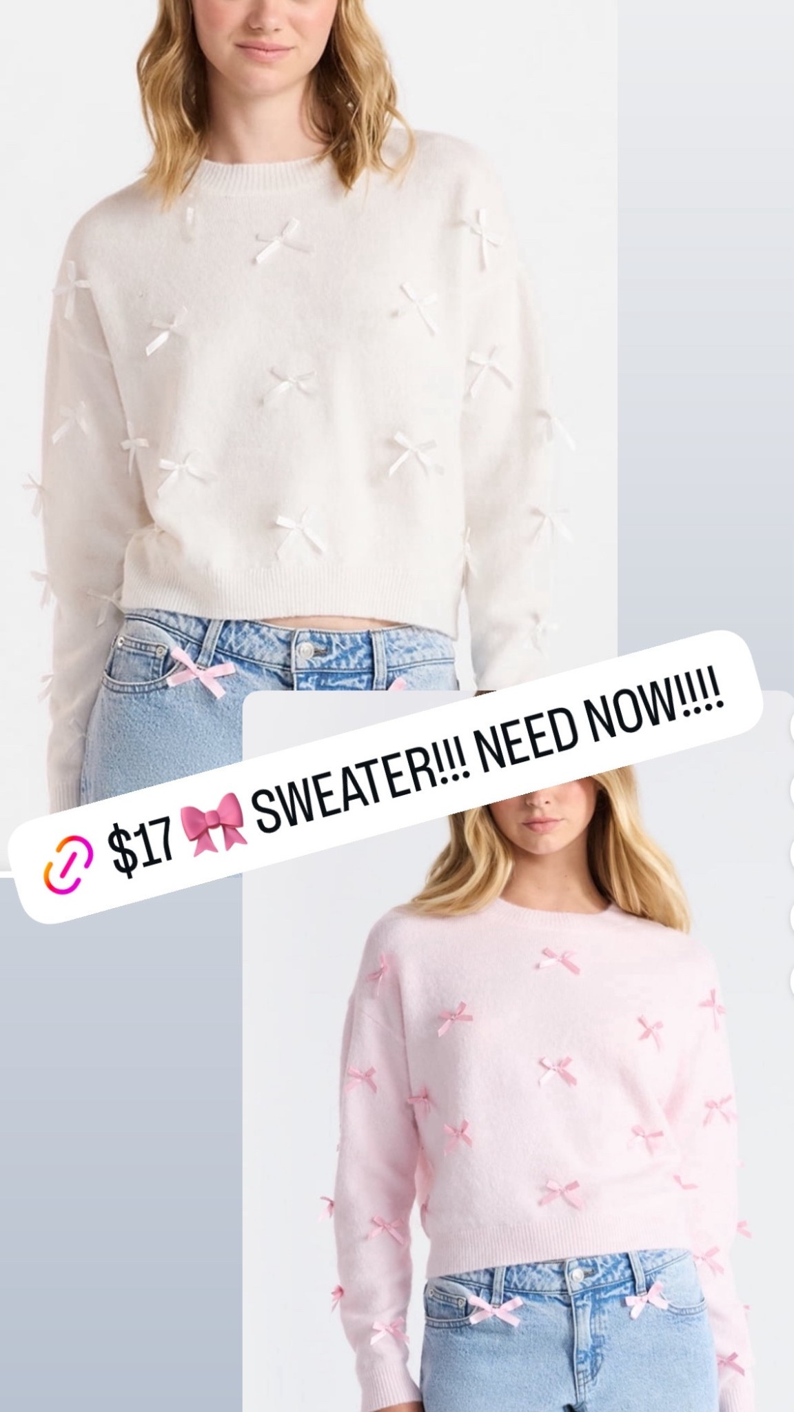 Bow sweater 
Walmart fashion 
Walmart holiday 
Under $20
Women’s Sweaters 
Holiday style 

#LTKSaleAlert #LTKHoliday #LTKFindsUnder50