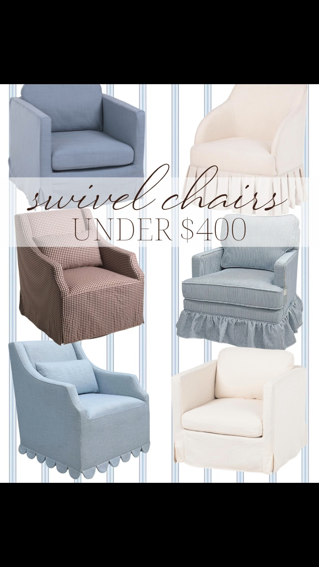 swivel chairs under $400!

#LTKHome