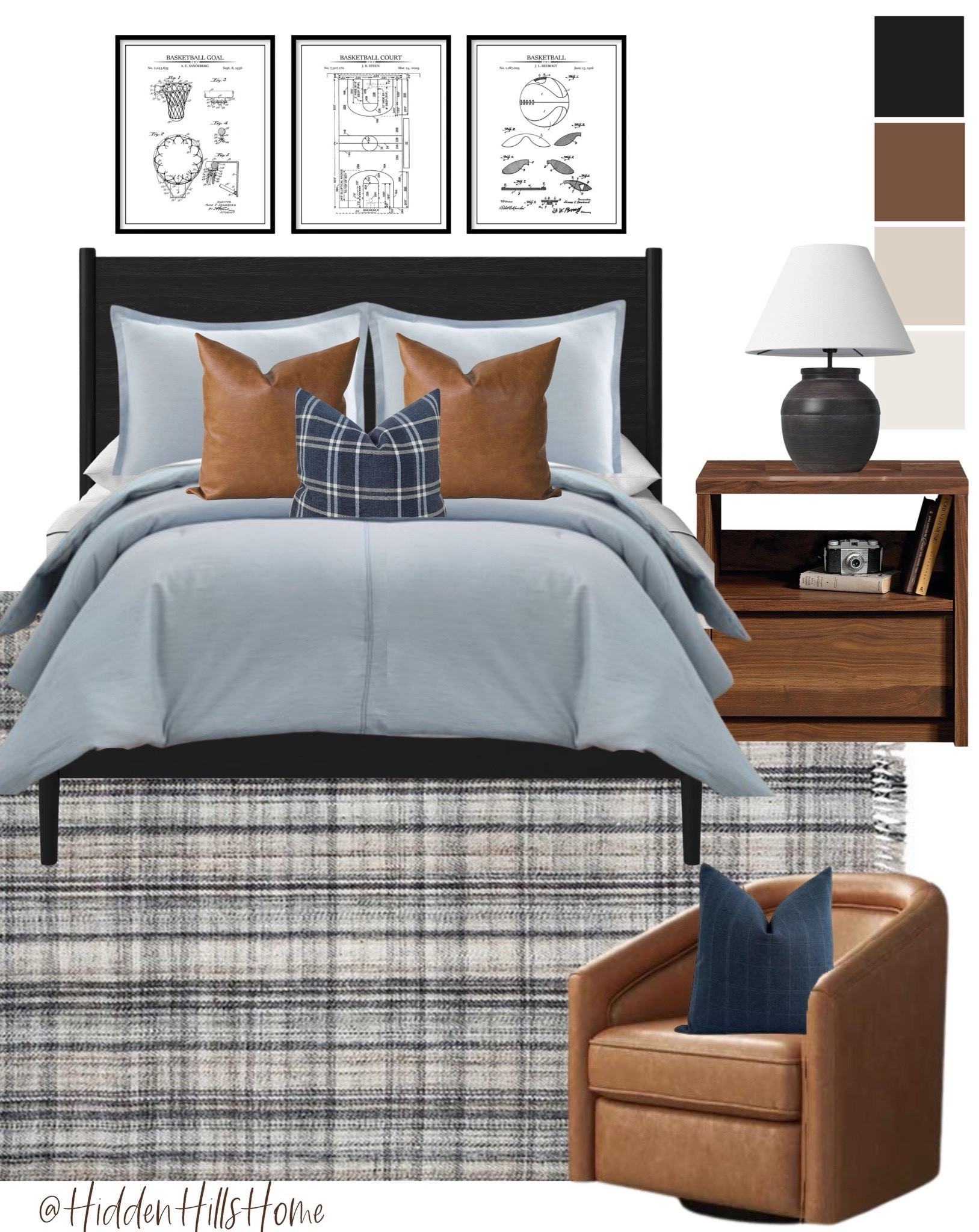 Antigua Solid Wood Bed curated on LTK