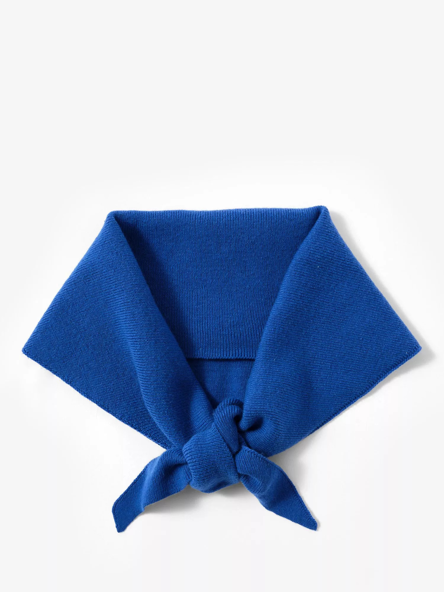 Mint Velvet Cashmere Blend Triangle Knit Scarf | John Lewis (UK)