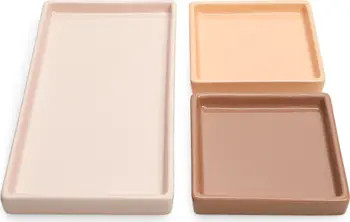 Nordstrom Set of 3 Nesting Ceramic Catchall Trays | Nordstrom | Nordstrom