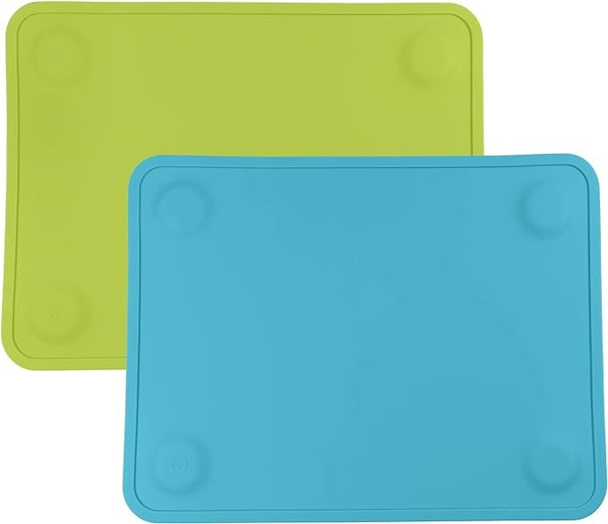 WeeSprout Silicone Suction Placemats for Babies, Toddlers & Kids, Durable Food Grade Silicone wit... | Amazon (US)