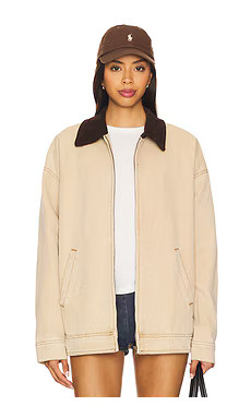 LIONESS Workwear Jacket in Stone from Revolve.com | Revolve Clothing (Global)