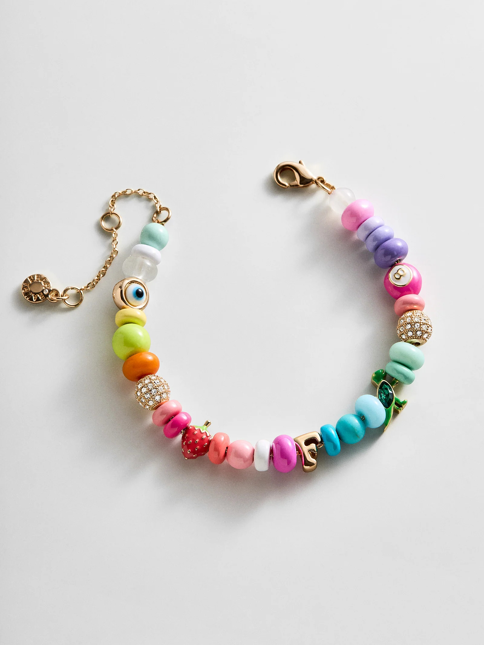 Beaded Custom Charm Bracelet - Multi Beaded Bracelet | BaubleBar