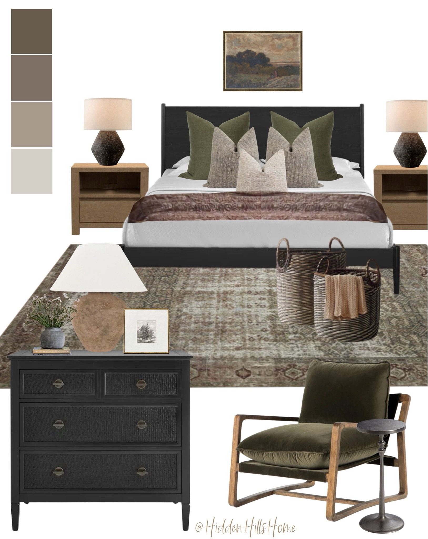 Antigua Solid Wood Bed curated on LTK