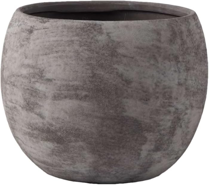 Olly & Rose Black Grey Ceramic Plant Pot Large 25cm (8085D-5BKGY) | Amazon (CA)