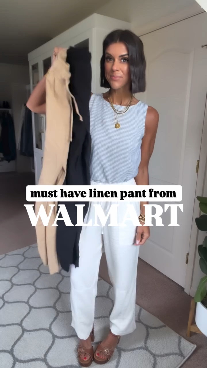 Walmart linen pants on the top seller list! Size xs in all. I’m 5’5 for reference 

#LTKootd #LTKSeasonal #LTKgrwm