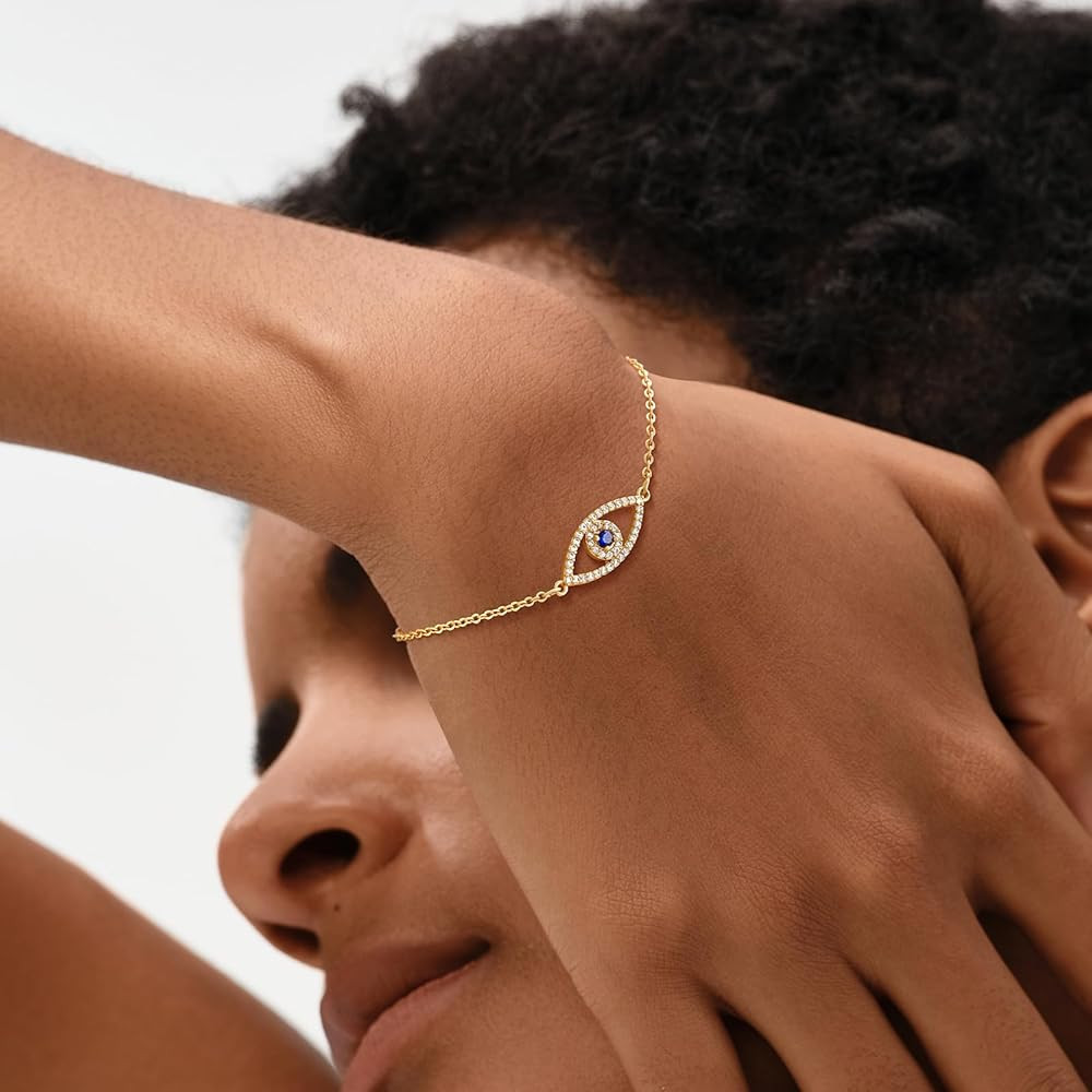 MEVECCO Bracelet for Women 14K Gold Plated Dainty Chain Simple Jewelry Cute Handmade Minimalist f... | Amazon (US)