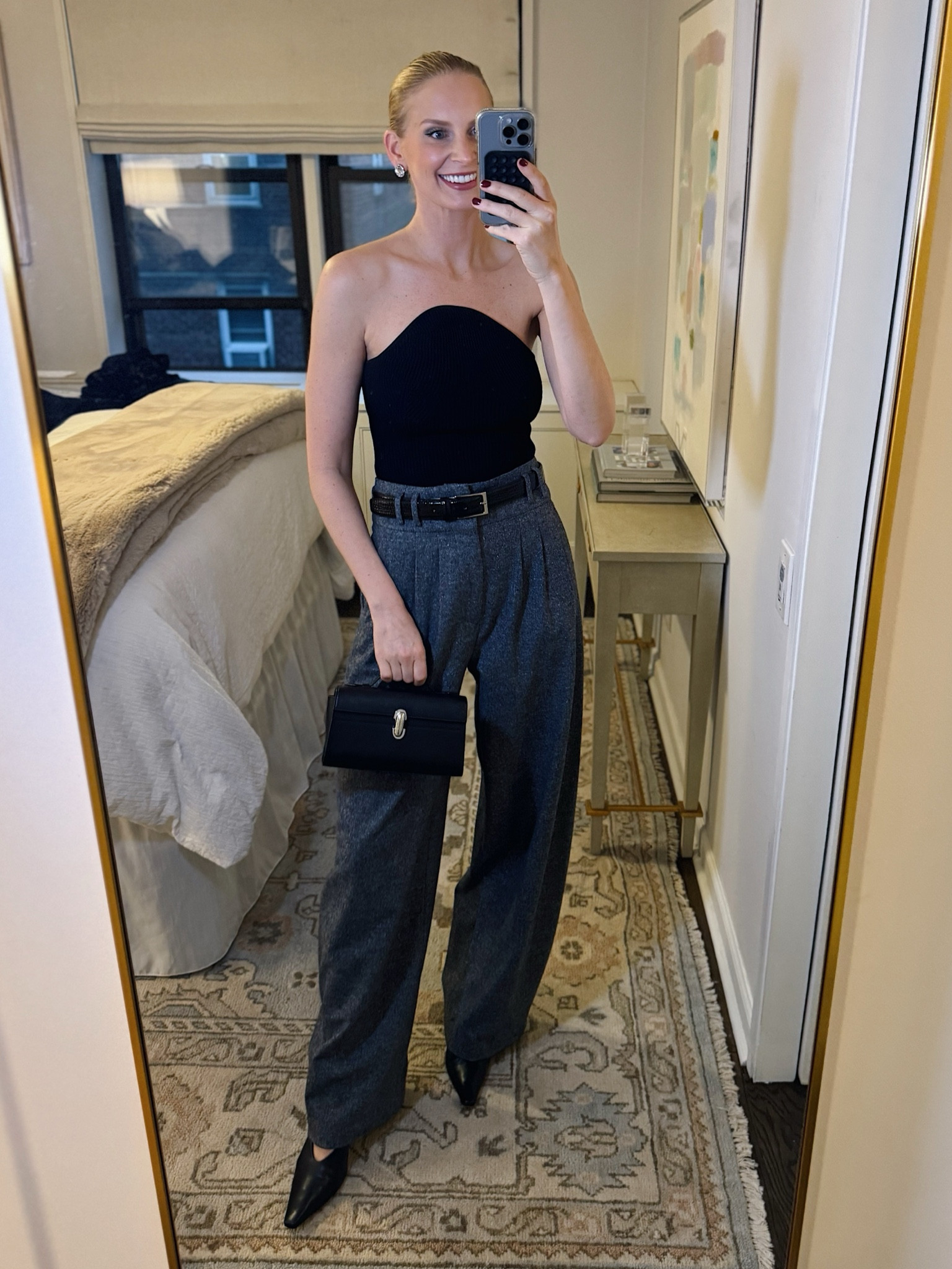 Tonight’s look for an early dinner and the Nutcracker 🩰 wearing a small in the top! Pumps fit true to size. 

#LTKShoeCrush #LTKItBag #LTKStyleTip