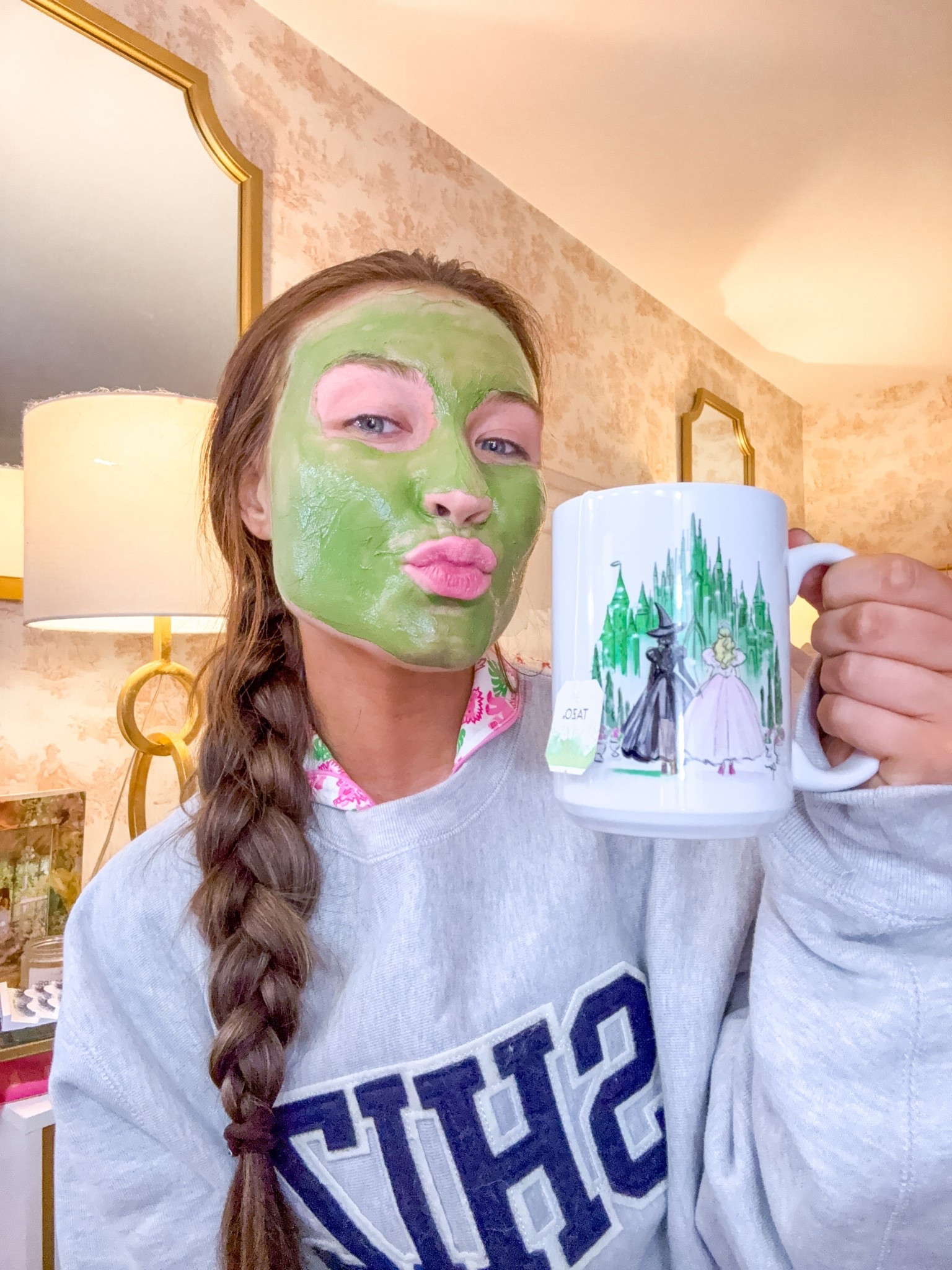 Shiz sweatshirt (for the wicked lovers!), similar mugs, and green face mask✨💚 seen in my Elphaba vlog 

#LTKBeauty #LTKFindsUnder50 #LTKFindsUnder100