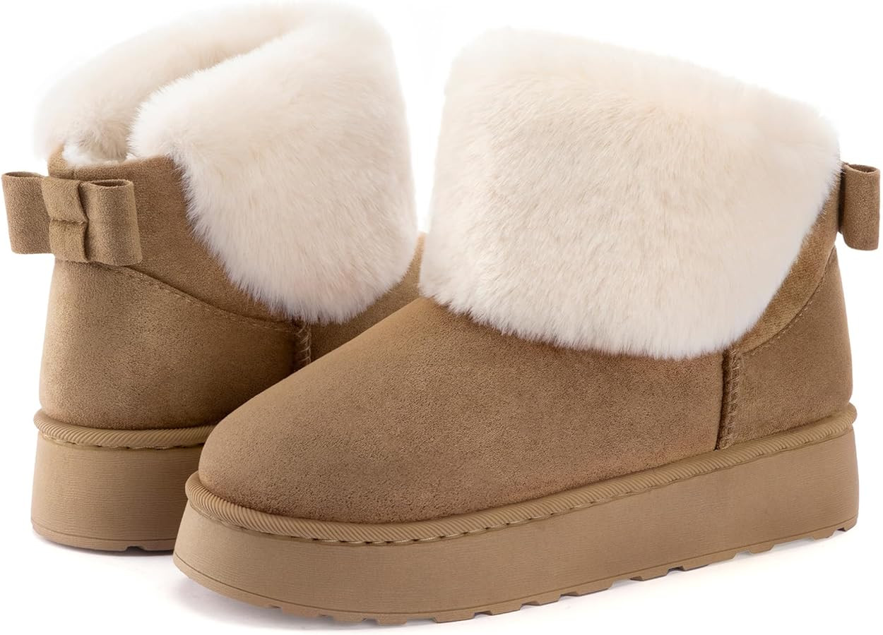 RockDove Women's Cozeva Microsuede Platform Indoor/Outdoor Bootie Slipper | Amazon (US)