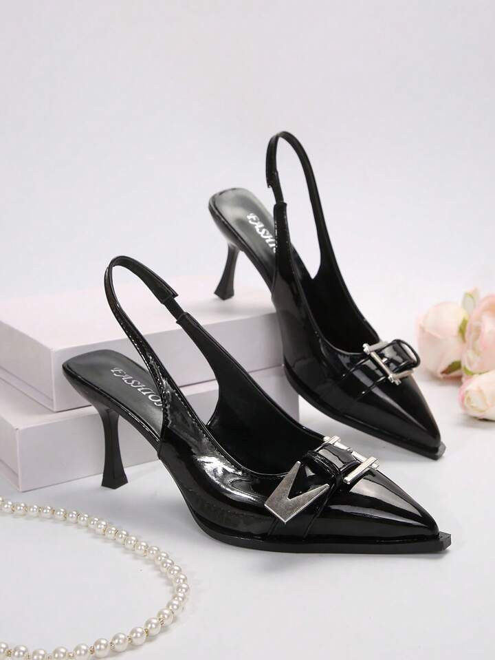 Frauen High Heel Einzelschuhe Sommer neuer modischer und bequemer High Heel Schuhe mit einem Boge... | SHEIN
