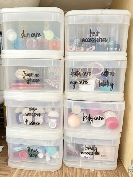 Sharing how I organize all my restocks and small things for the bathroom to clear up space and minimize clutter

#LTKfamily #LTKbeauty #LTKhome