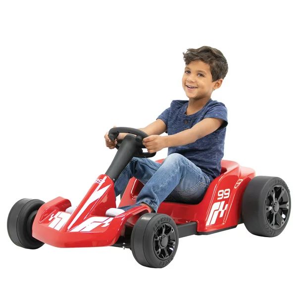 Kalee Red Asphalt Racer 12V Go Kart Powered Ride-on for Boys and Girls - Walmart.com | Walmart (US)