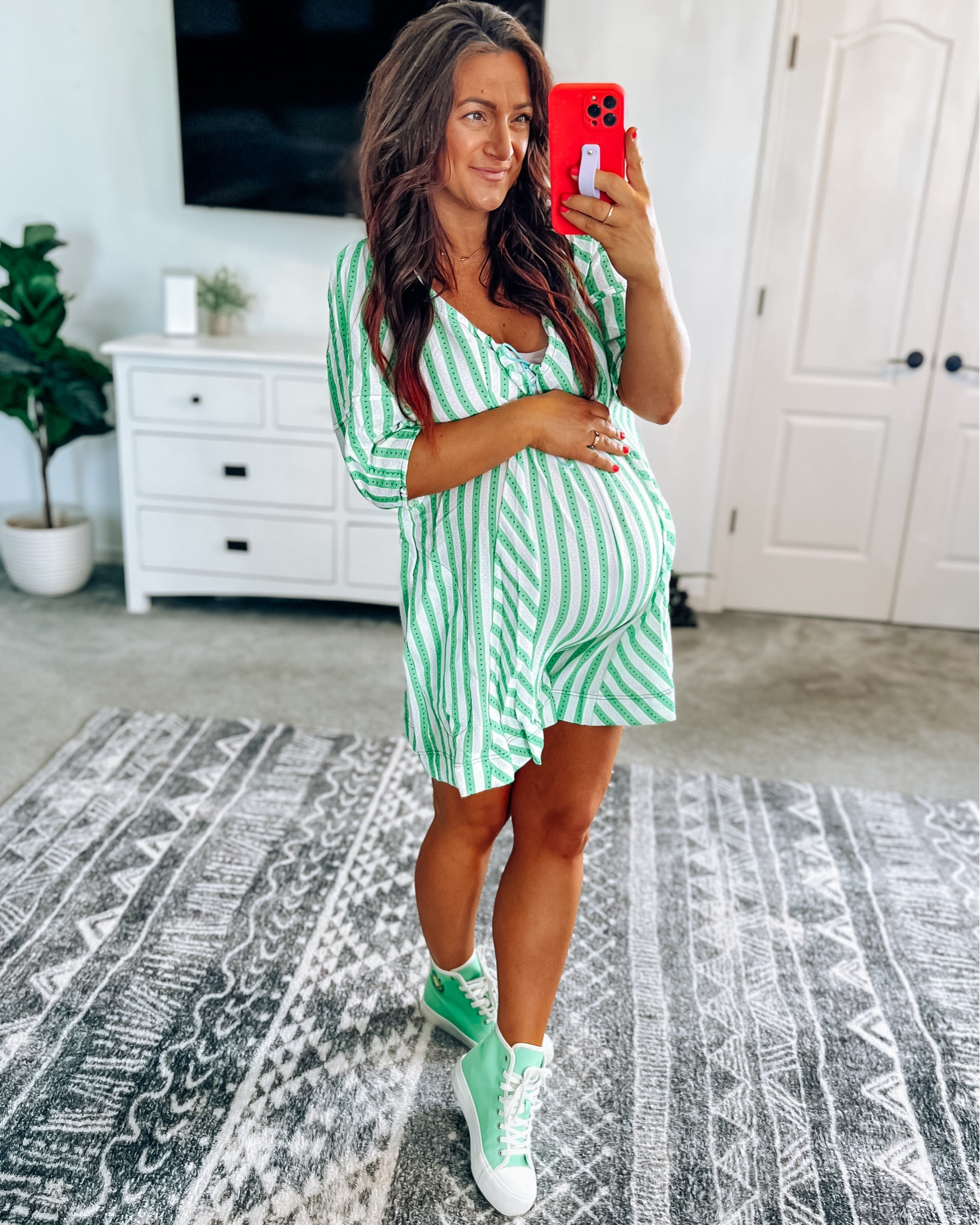 Recent Amazon stripe finds I’m loving! Non maternity and bump friendly! The first romper runs very oversized, I’d actually size down if you can! The tops are both cute and comfy and this set will be perfect for styling going into Fall with sneaks and a baseball cap 👌  

#LTKBump #LTKSeasonal #LTKStyleTip