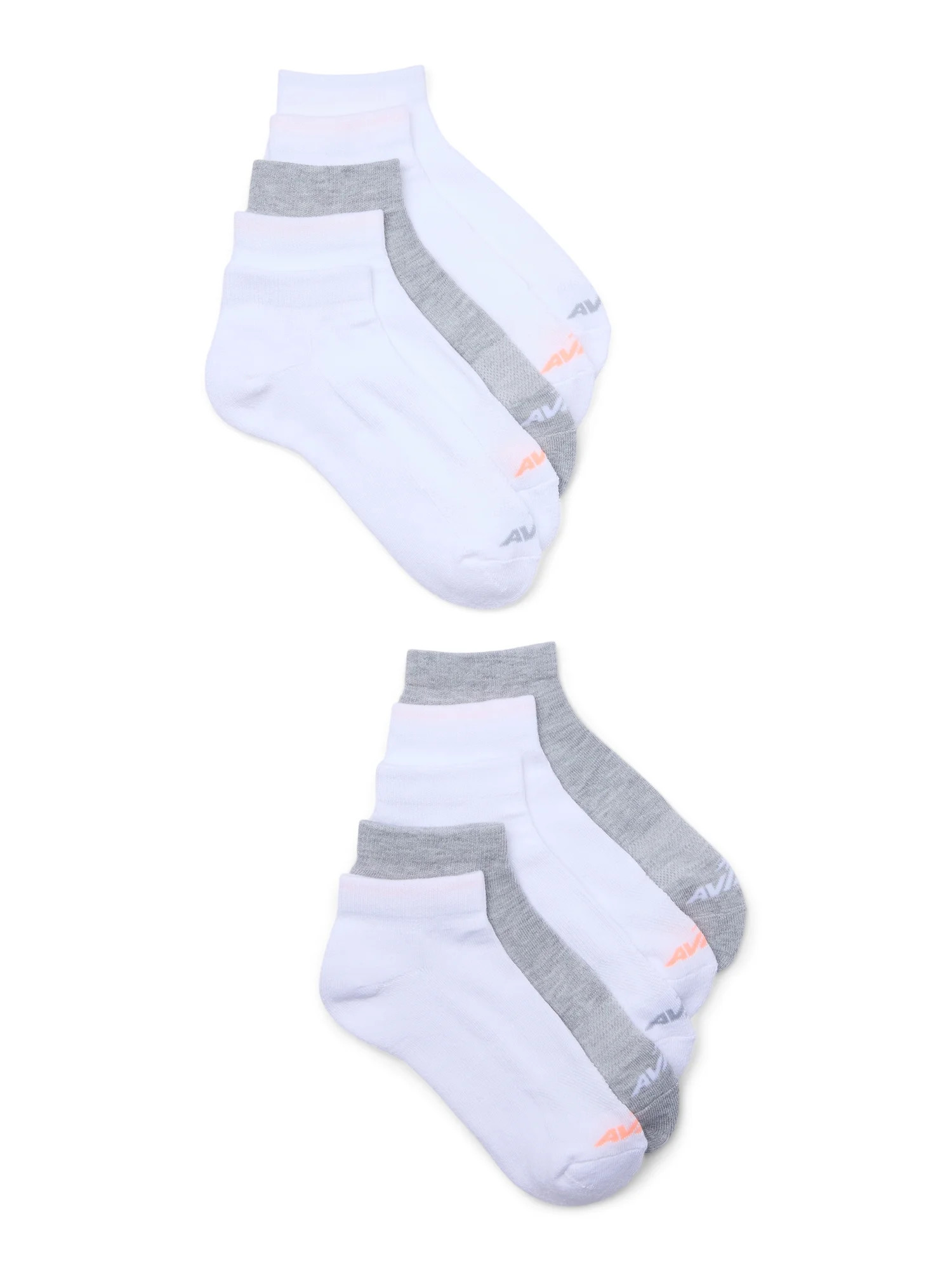 Avia Women's Performance Cushioned Ankle Socks, 10 Pack, Shoe Sizes 4-9 | Walmart (US)