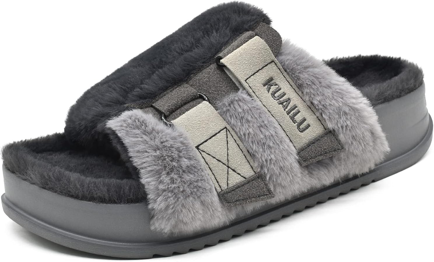 KuaiLu Women's Orthotic Slippers With Arch Support Soft Cushion Sandal Slippers for Woman Ladies ... | Amazon (US)