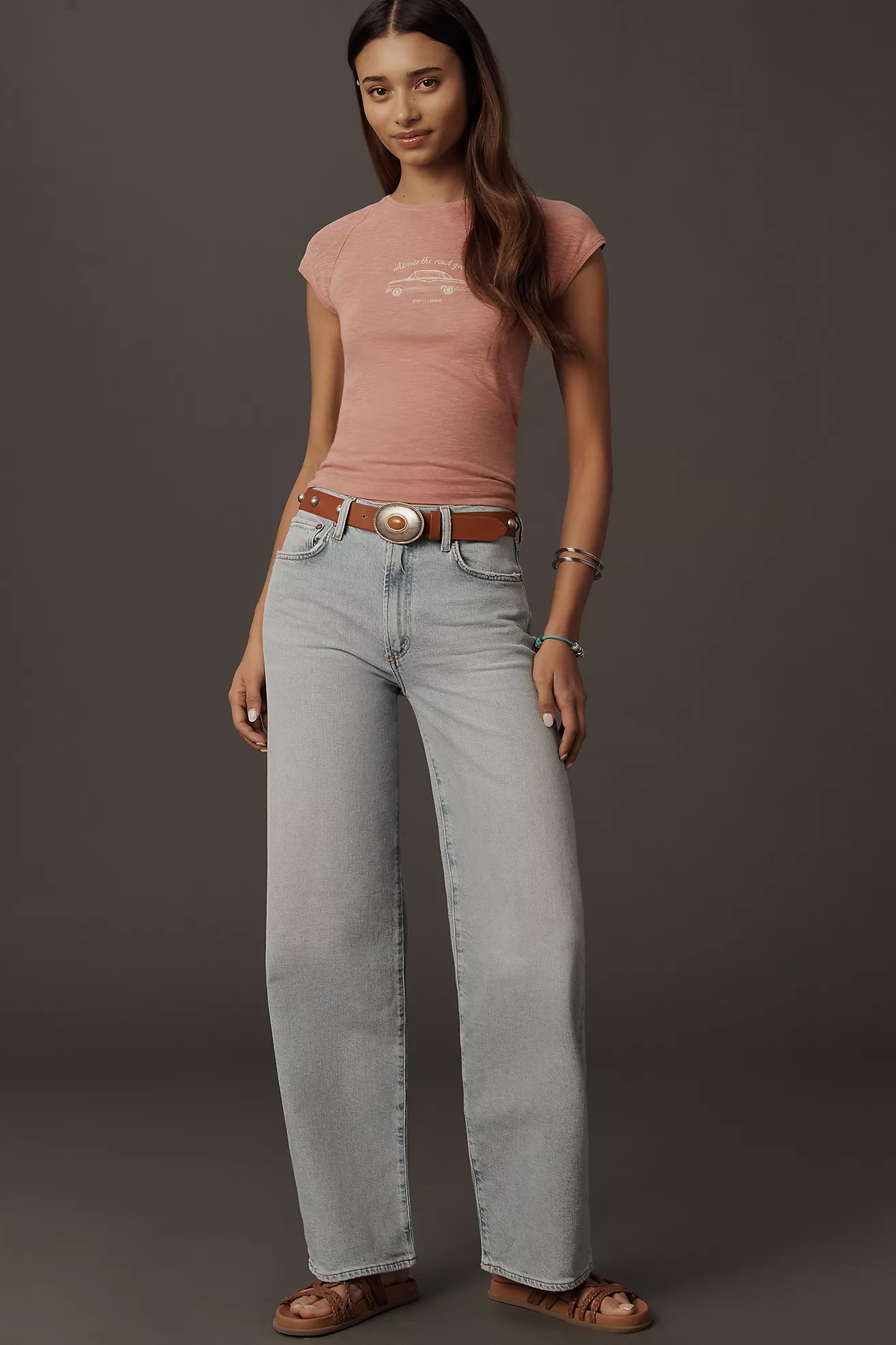 AGOLDE Harper High-Rise Wide-Leg Jeans | Anthropologie (US)
