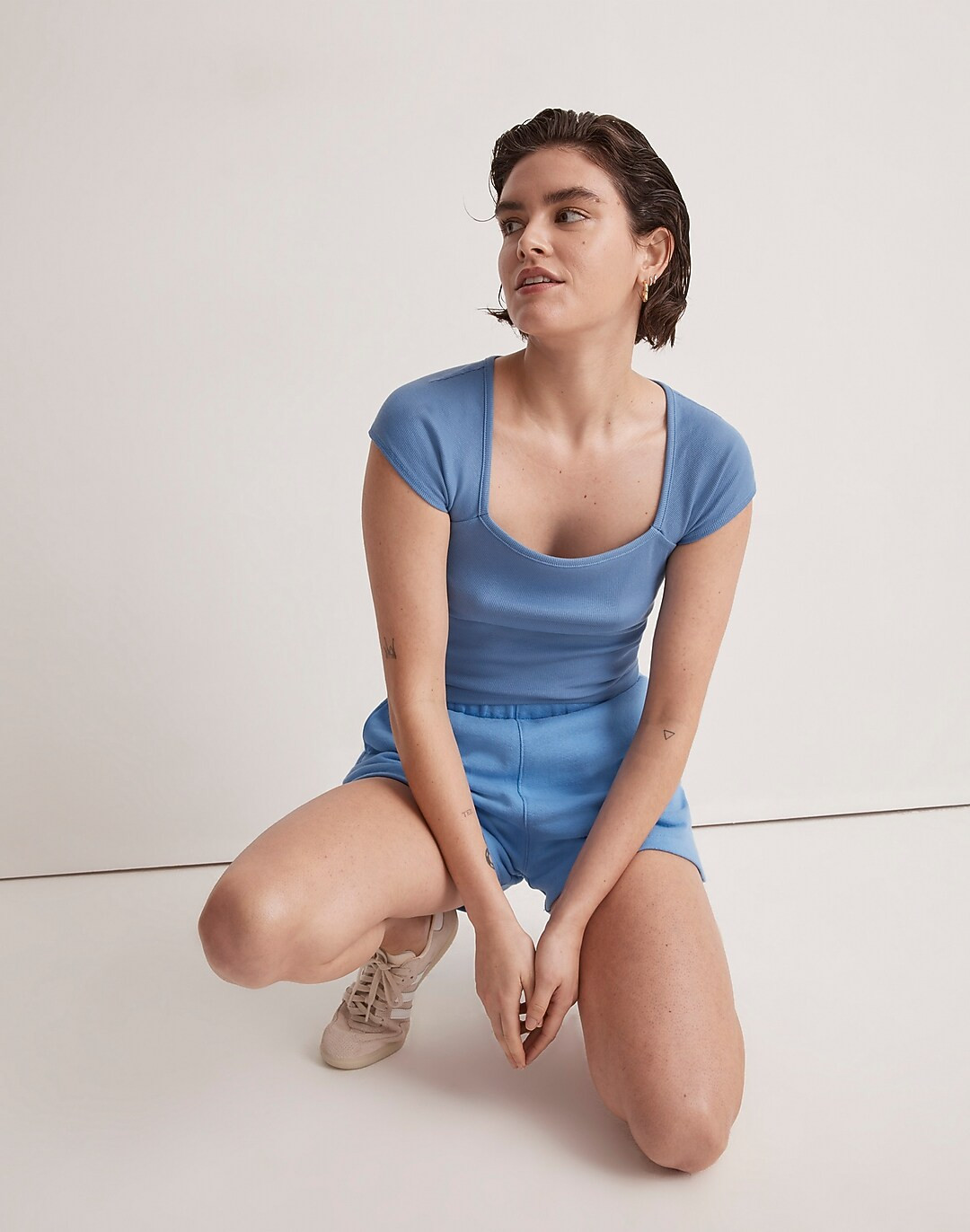 Brightside Square-Neck Tee | Madewell