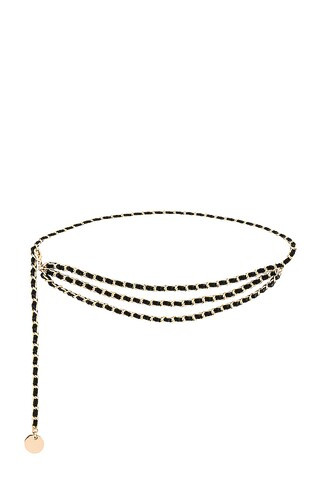 B-Low the Belt Gissel Mini Belt in Black & Gold from Revolve.com | Revolve Clothing (Global)