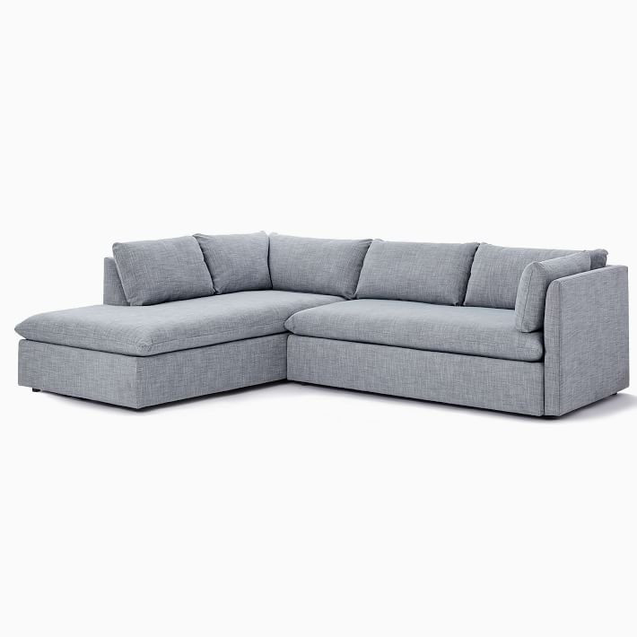Shelter 2-Piece Terminal Chaise Sectional | West Elm (US)