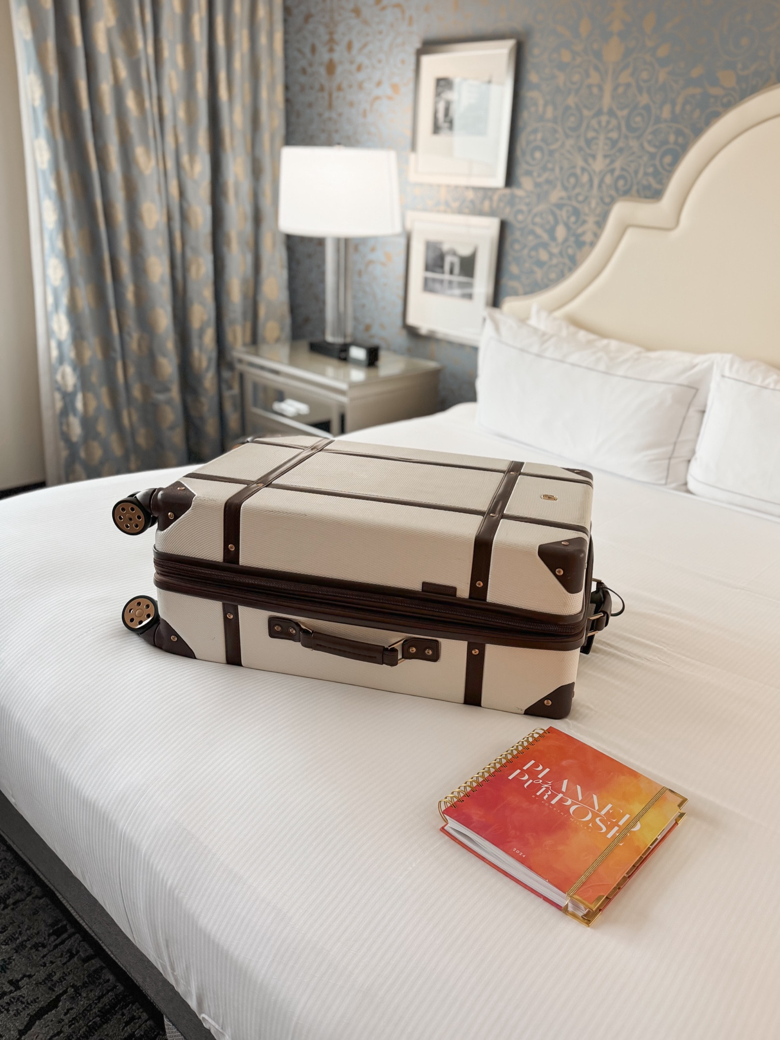 Weekend travel. 🧳✈️

Travel Luggage • white suitcase

#LTKTravel #LTKOver40 #LTKStyleTip