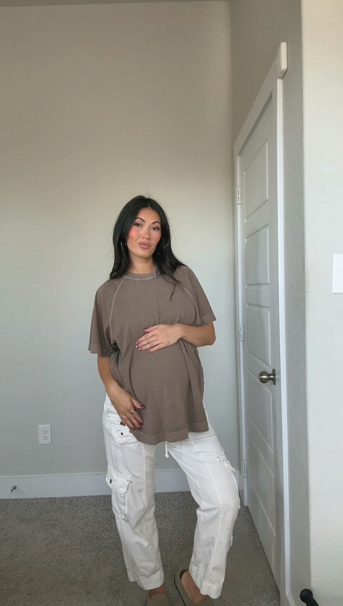 Top runs extremely oversized XS. Pants are my pre-pregnancy XS, size up if unsure 

Free people bump friendly 

#LTKmomlife #LTKBaby #LTKBump