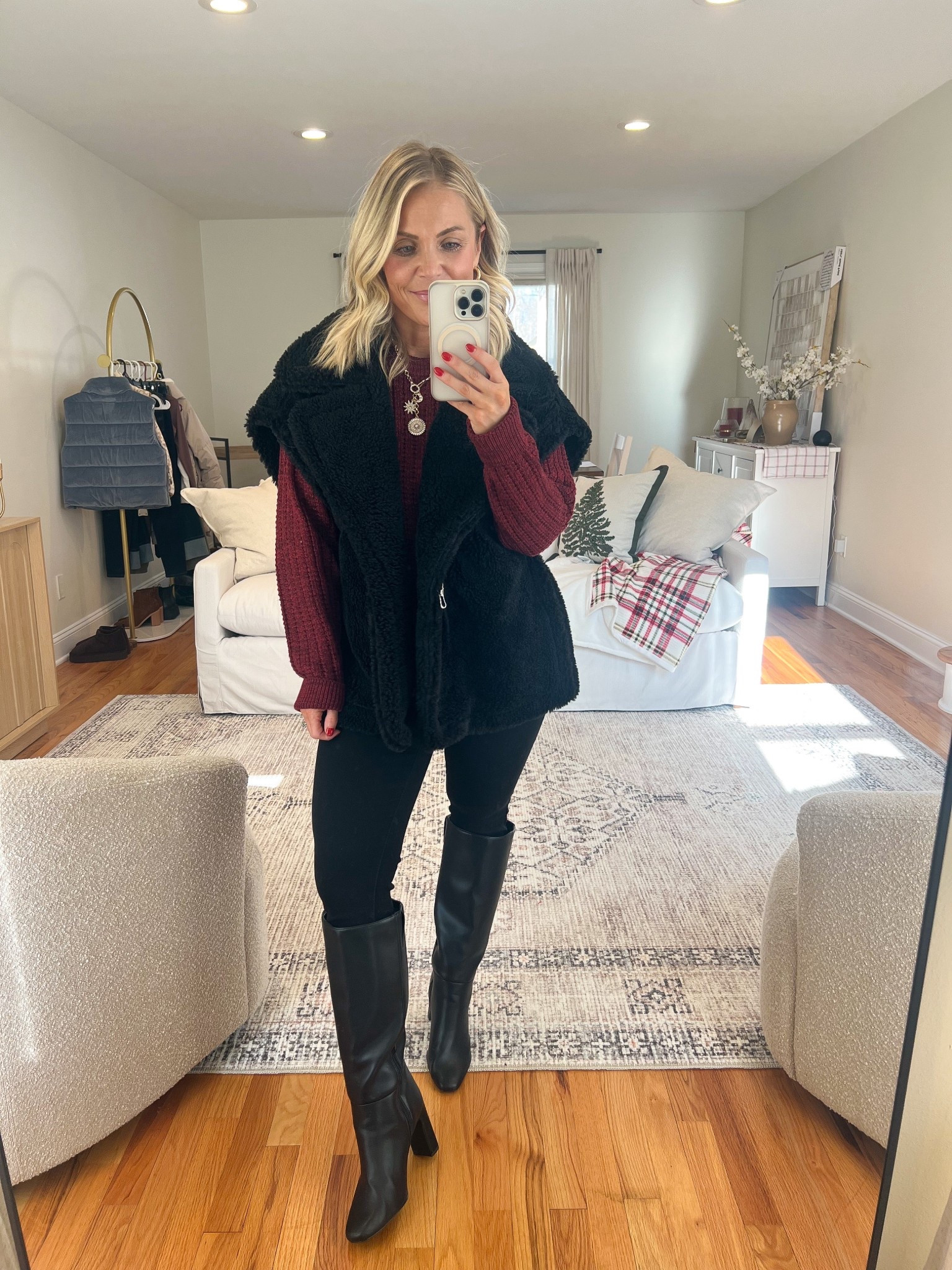 The only thing expensive about this Walmart outfit is the way it looks. I seriously can’t get over this vest, the fit, quality and details are 10/10. I 100% recommend this outfit for the perfect winter look that is super warm and cozy while being so on trend. 
Affordable Walmart finds, petite winter outfit inspo 

#LTKFindsUnder50 #LTKPetite #LTKSeasonal