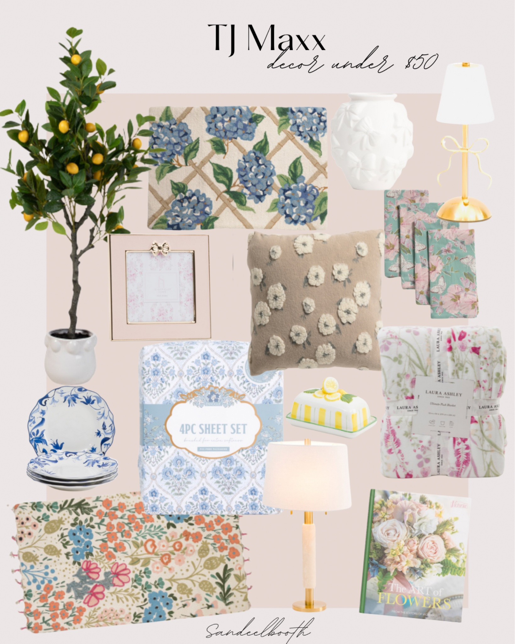 Beautiful spring home decor from TJ Maxx under $50 🎉  Use code SHIP89 for free shipping over $89! 



Bedding, lamp, bows, vase, 2025 home decor trends, home trend, florals, lemon tree, throw pillow, blanket 

#LTKFindsUnder50 #LTKSaleAlert #LTKHome